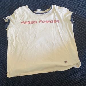Mother “fresh powder” tee